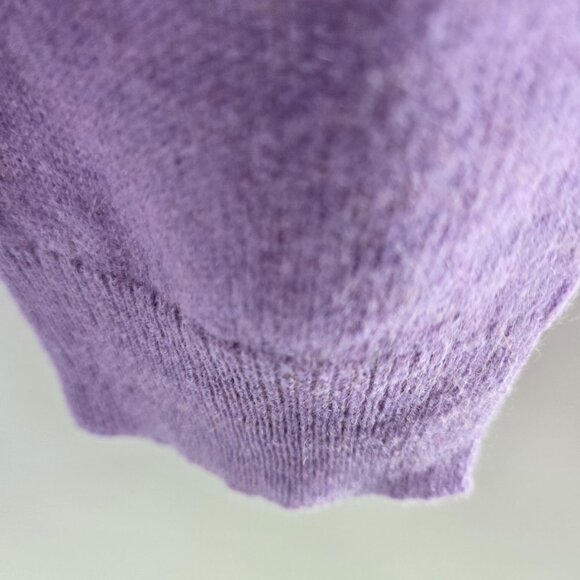 Charter Club 100% Cashmere Light Purple V-Neck Luxury Sweater PXL - Picture 7 of 16